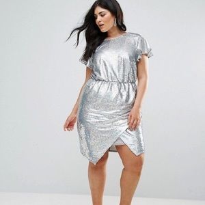 ASOS plus size sequin dress